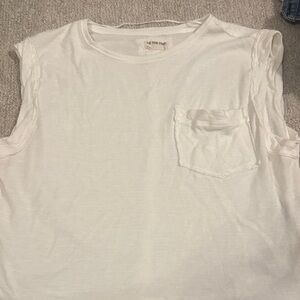 We The Free White Sleeveless Top